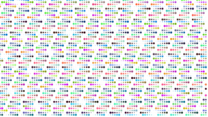 generative art with circles and colors